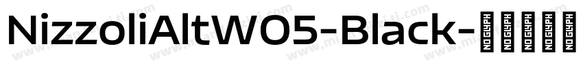 NizzoliAltW05-Black字体转换