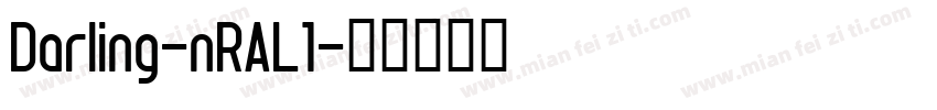 Darling-nRAL1字体转换