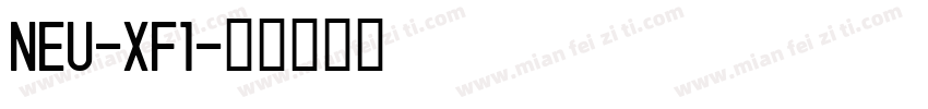 NEU-XF1字体转换