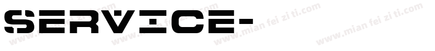 SERVICE字体转换