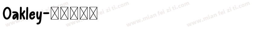 Oakley字体转换