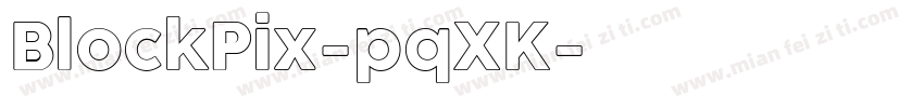 BlockPix-pqXK字体转换