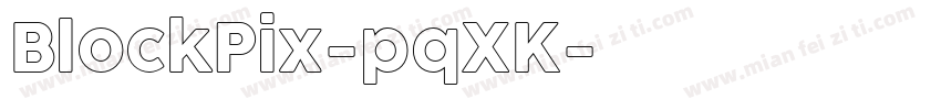 BlockPix-pqXK字体转换
