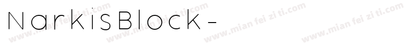 NarkisBlock字体转换