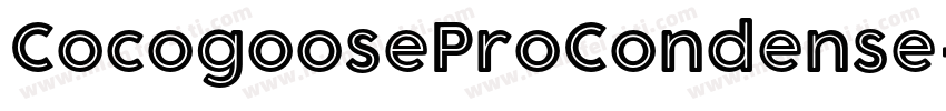 CocogooseProCondense字体转换