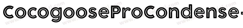CocogooseProCondense字体转换