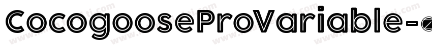 CocogooseProVariable字体转换
