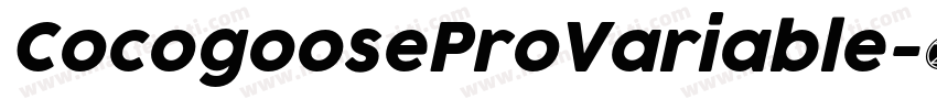CocogooseProVariable字体转换