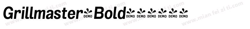 Grillmaster-Bold字体转换