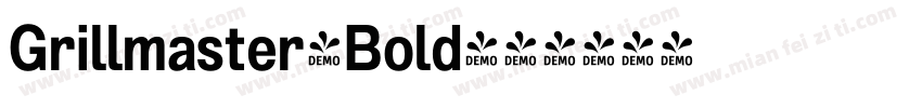Grillmaster-Bold字体转换