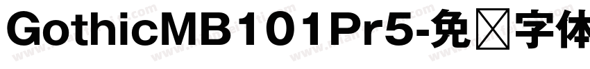 GothicMB101Pr5字体转换
