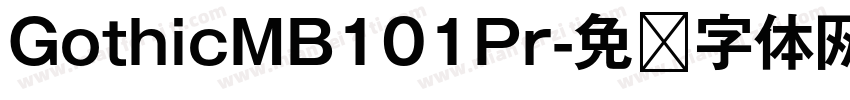 GothicMB101Pr字体转换