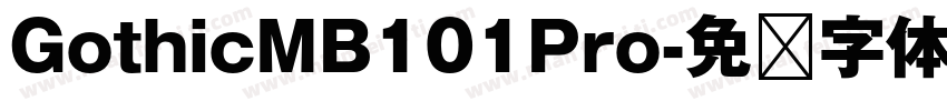 GothicMB101Pro字体转换