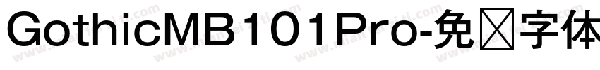 GothicMB101Pro字体转换