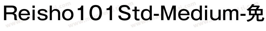 Reisho101Std-Medium字体转换