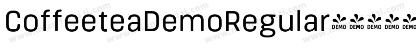 CoffeeteaDemoRegular字体转换