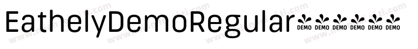 EathelyDemoRegular字体转换