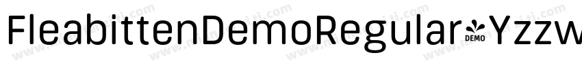 FleabittenDemoRegular-Yzzwj字体转换
