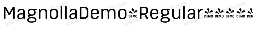 MagnollaDemo-Regular字体转换