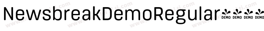 NewsbreakDemoRegular字体转换