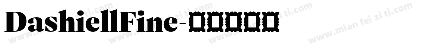 DashiellFine字体转换