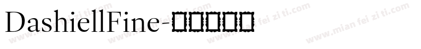 DashiellFine字体转换