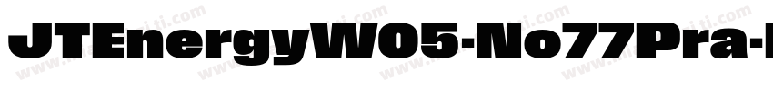 JTEnergyW05-No77Pra字体转换