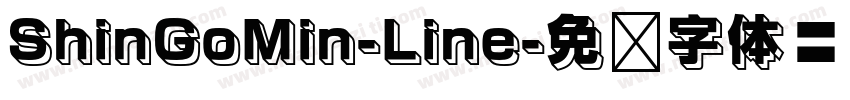 ShinGoMin-Line字体转换