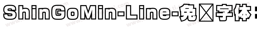 ShinGoMin-Line字体转换