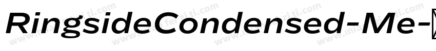 RingsideCondensed-Me字体转换