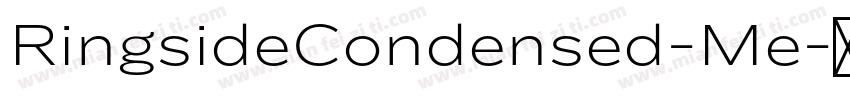 RingsideCondensed-Me字体转换