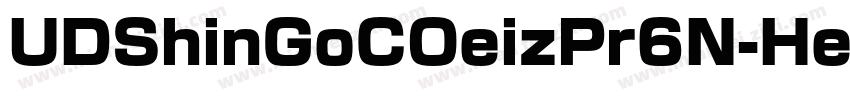UDShinGoCOeizPr6N-He字体转换