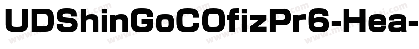 UDShinGoCOfizPr6-Hea字体转换