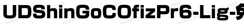 UDShinGoCOfizPr6-Lig字体转换