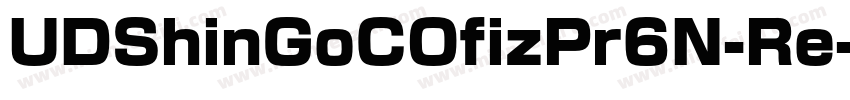 UDShinGoCOfizPr6N-Re字体转换