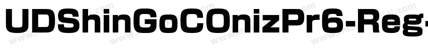 UDShinGoCOnizPr6-Reg字体转换