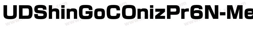 UDShinGoCOnizPr6N-Med字体转换