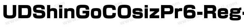 UDShinGoCOsizPr6-Reg字体转换