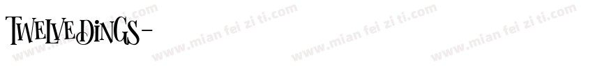 TwelveDings字体转换