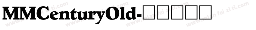 MMCenturyOld字体转换