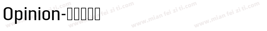 Opinion字体转换