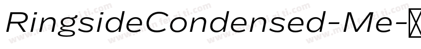 RingsideCondensed-Me字体转换