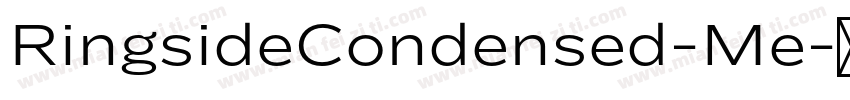 RingsideCondensed-Me字体转换