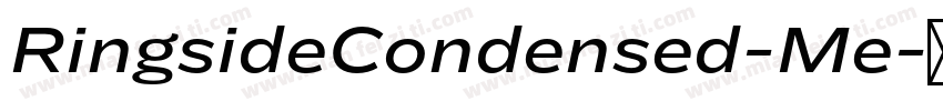 RingsideCondensed-Me字体转换