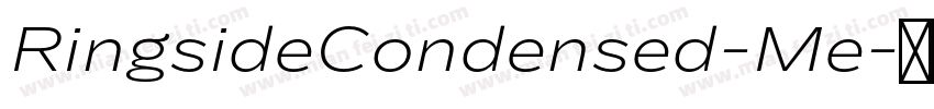 RingsideCondensed-Me字体转换