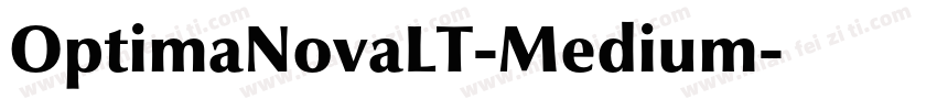 OptimaNovaLT-Medium字体转换