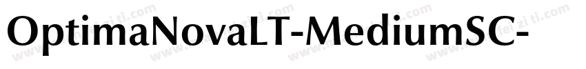 OptimaNovaLT-MediumSC字体转换