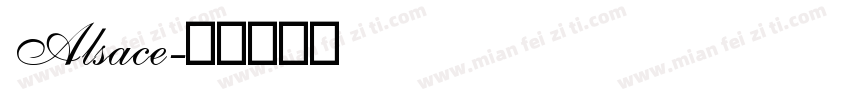 Alsace字体转换