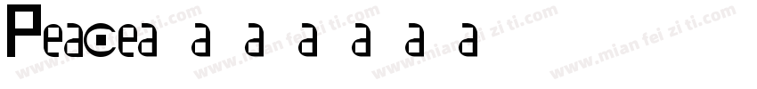 Peace-字体转换