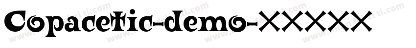 Copacetic-demo字体转换 Copacetic-demo字体转换